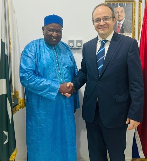Turkish ambassador calls on Pakistani Consul to Gambia