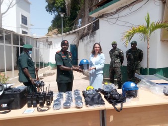 Turkish Ministry of Interior donates security equipment to GAF