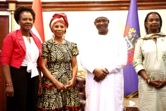 Barrow discusses gender representation & governance with UN female leaders