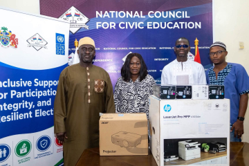 UNDP boosts NCCE with equipment to power civic education