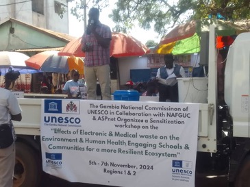 UNESCO advocacy on hazardous medical, e-waste reaches communities