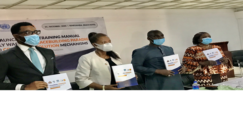 UNFPA launches national peace building training manual