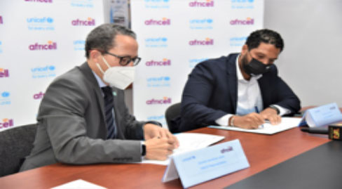 UNICEF & Africell sign agreement to bolster youth engagement via U-Report