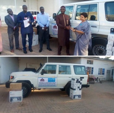 UNICEF Donates New Vehicle, office equipment to DSPD