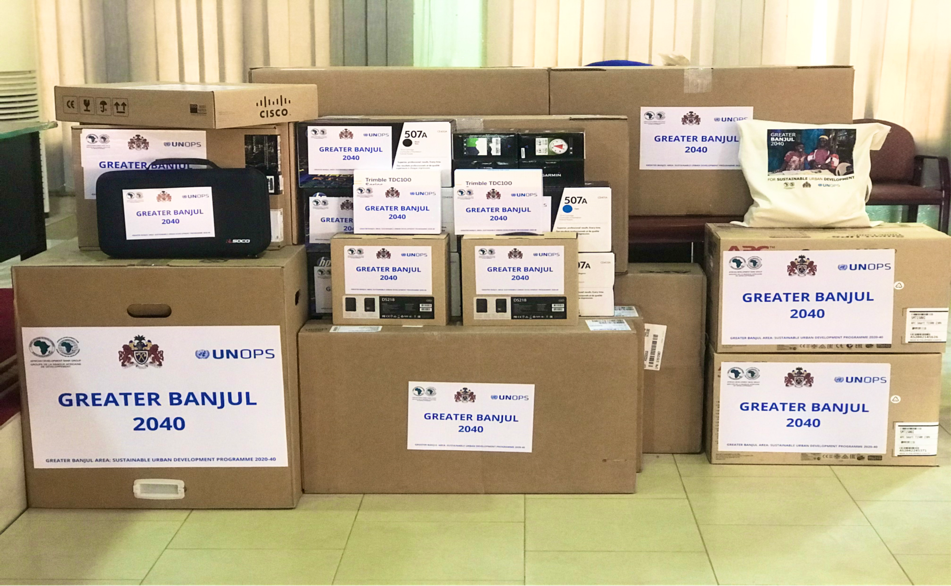 UNOPS supports KMC with items worth over $27,000 dollars