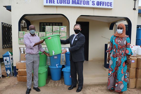 U.S. gov’t donates sanitation supplies to KMC