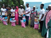 UZF support victims with food items worth over 15,000 Euros