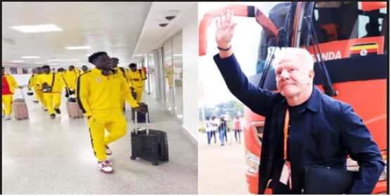 Uganda arrive in Morocco to begin 2025 AFCON training camp