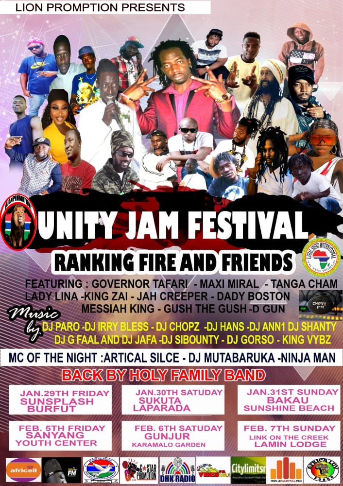 Ranking Fire to embark on charity festival tour in Gambia