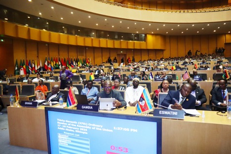 VP Jallow advocates ending violence against women & girls at AU Summit