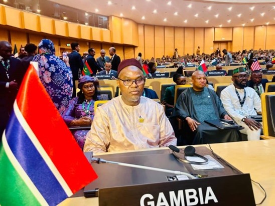 VP Jallow champions justice, reparations at 2nd AU-CARICOM Summit in Addis Ababa