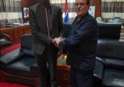 VP Joof and Cuban ambassador