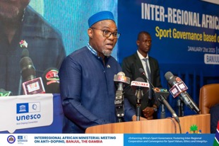 Combatting menace of doping is enormous task – VP Jallow