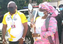 VP Touray receives Queen’s Baton