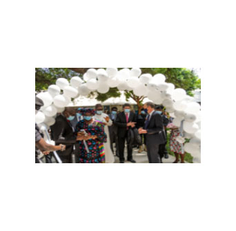 VP Touray commissions Molecular Biology Laboratory, MRCG