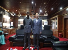 Chinese deputy head of mission pays courtesy call on VP Joof
