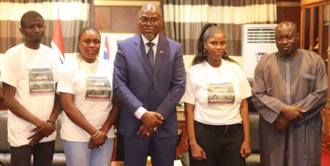 VP Jallow receives Concerned Gambian Youth Network on migration