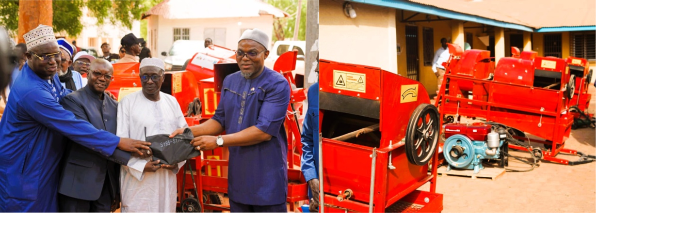 VP hands over groundnut threshers to communities