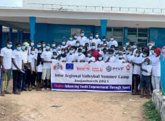 Volleyball Association open inter-regional camp in CRR