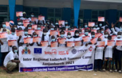 Inter Regional Volleyball and Sport for Development Summer Camp wraps up in Janjanbureh