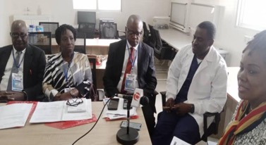 WACS accreditation team visits EFSTH Radiology Dept