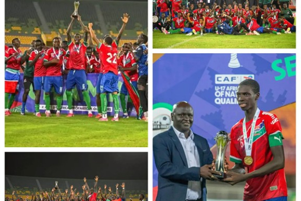 Gambia snatch WAFU A CAF U-17 Africa Cup of Nations trophy