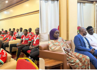 Barrow receives U-17 team at State House after WAFU A U-17 triumph