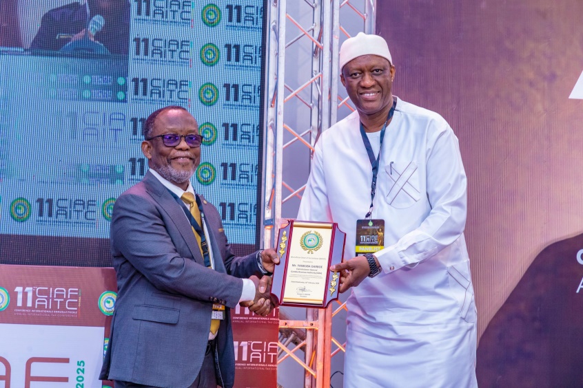 CG Darboe receives prestigious WAUTI Award