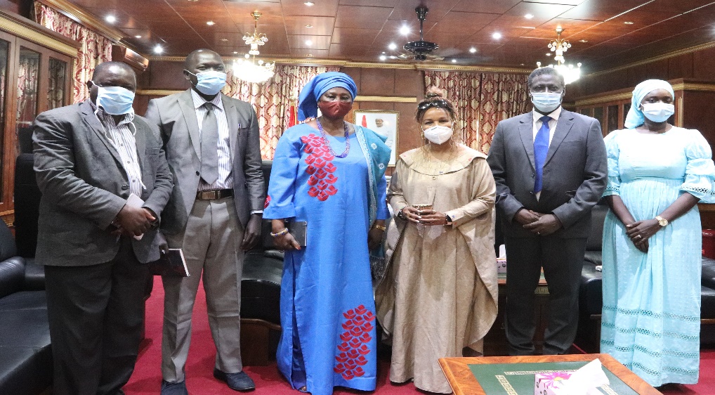 WFP country director bids farewell to Vice President Touray
