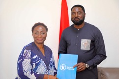 WFP country rep. presents letters of credence to Dr. Tangara
