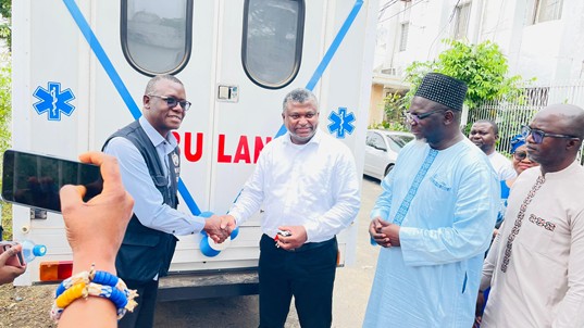 WHO delivers 2 ambulances, items to augment referrals in Gambia