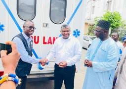 WHO delivers 2 ambulances