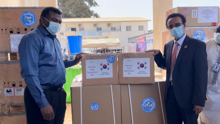 WHO, Republic of Korea donate lifesaving supplies to Gambia