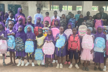 Walimang Foundation donates bags to schools in WCR
