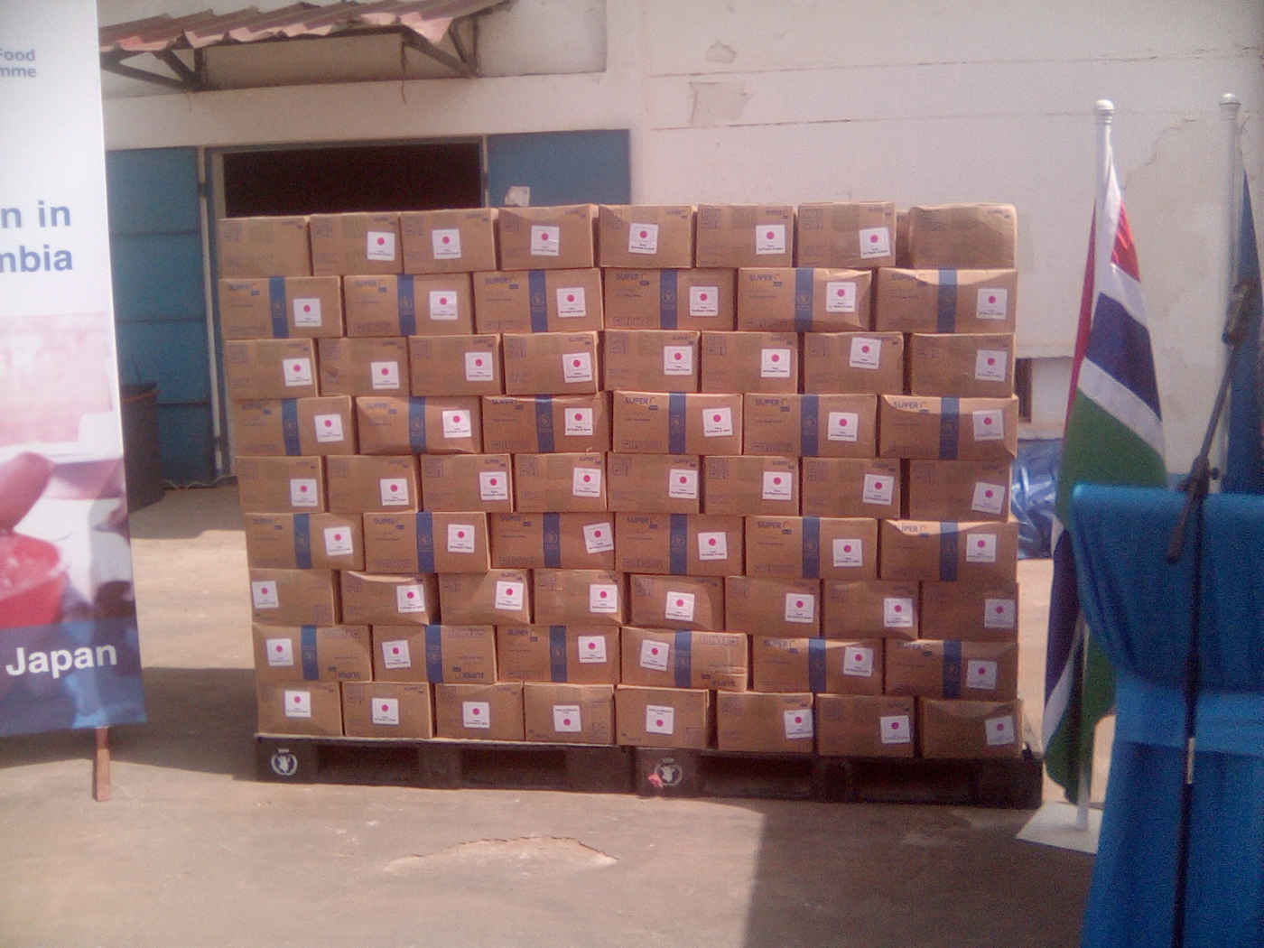 Japan, WFP give US$ 1.5 M worth of food ration to Gambia