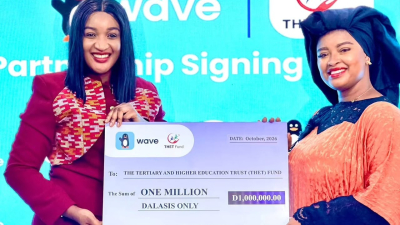 PRESS RELEASE: Wave Gambia pledges D1 Million to build The Gambia’s next generation of talent
