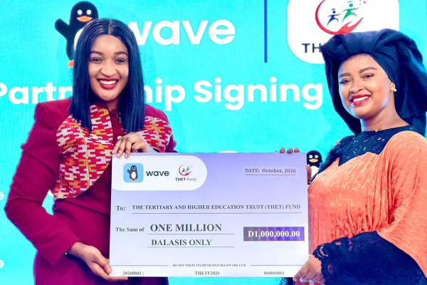 PRESS RELEASE: Wave Gambia pledges D1 Million to build The Gambia’s next generation of talent
