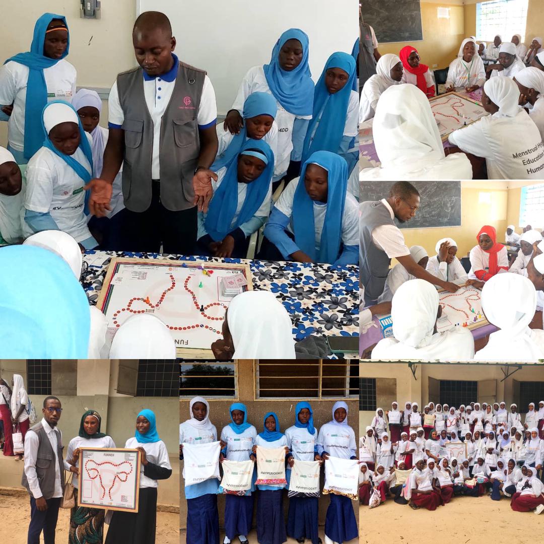 Girls’ Pride Gambia Exposes Students, Teachers to Menstural Health