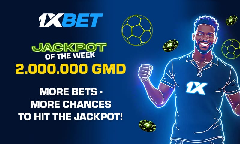 Jackpot of the week: hit the jackpot every week! 