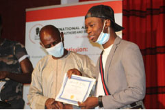 Gambian artiste awarded Highest Music Award 2022