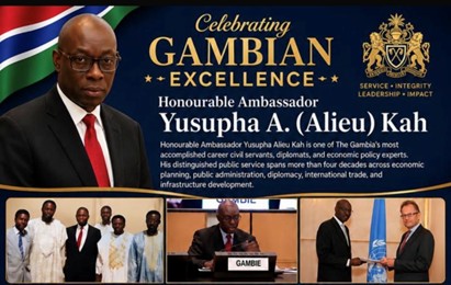 Ambassador Yusupha A. Kah: The making of a Gambian Diplomatic icon