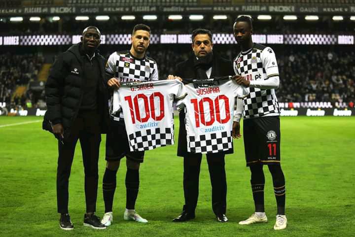 Yusupha Njie reaches 100th caps for Boasvista