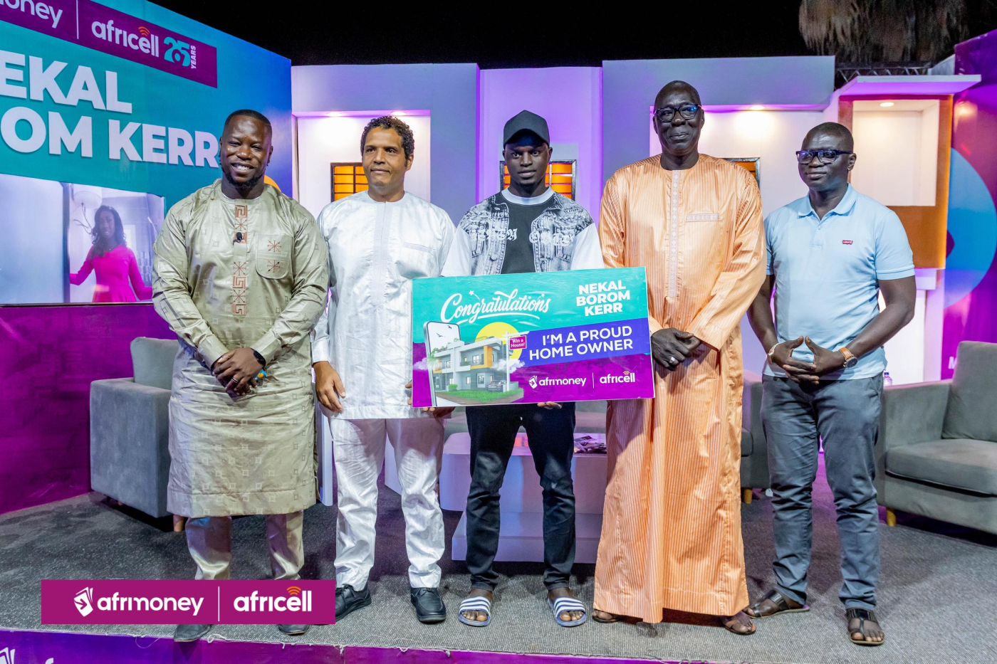 From using afrimoney to house keys: Africell makes customer a homeowner