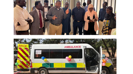 Gov’t donates fully equipped ambulance to UTG