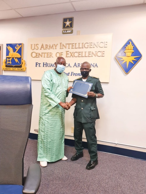 Gambia’s ambassador to U.S. appeals for increased participation of Gambia Armed Force officials in U.S. Army school