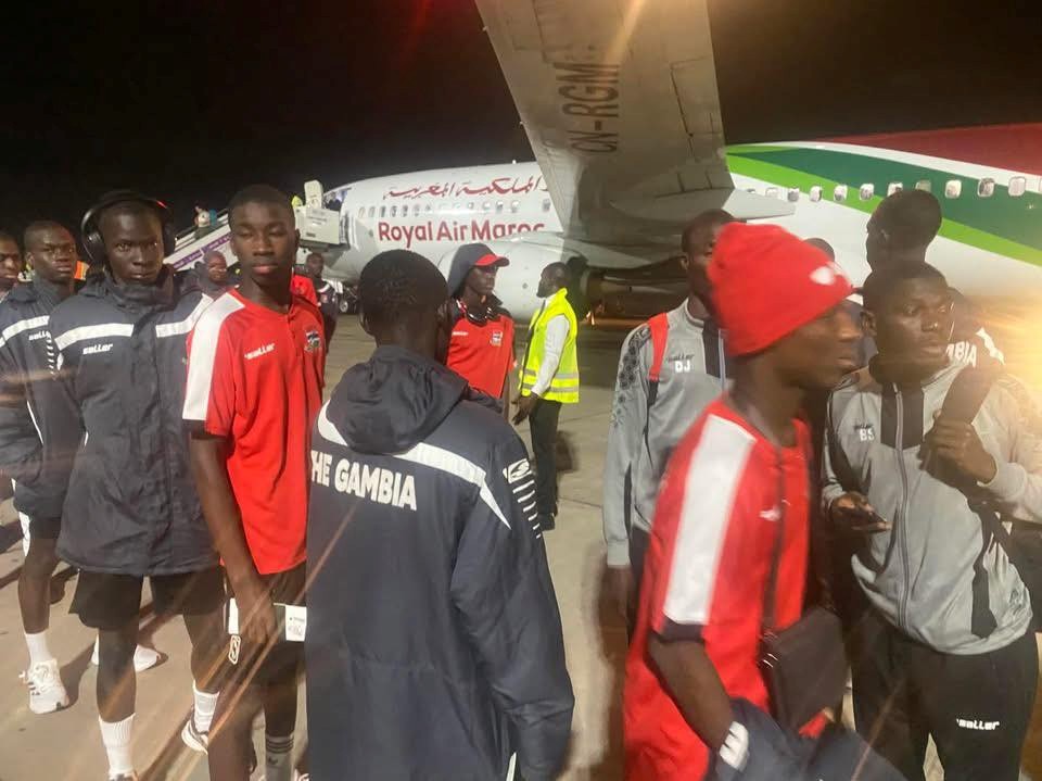Gambia U-17 return home after failing to clasp spot in U-17 World Cup