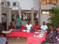 Ex-GFF 1st vice prexy Bakary K. Jammeh organises barbecue reception for Gambia U-20