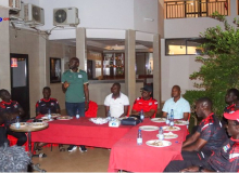 Ex-GFF 1st vice prexy Bakary K. Jammeh organises barbecue reception for Gambia U-20