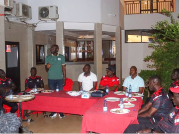 Ex-GFF 1st vice prexy Bakary K. Jammeh organises barbecue reception for Gambia U-20