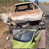 Traffic jam blamed for car inferno